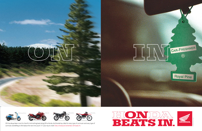 Honda, On Beats In